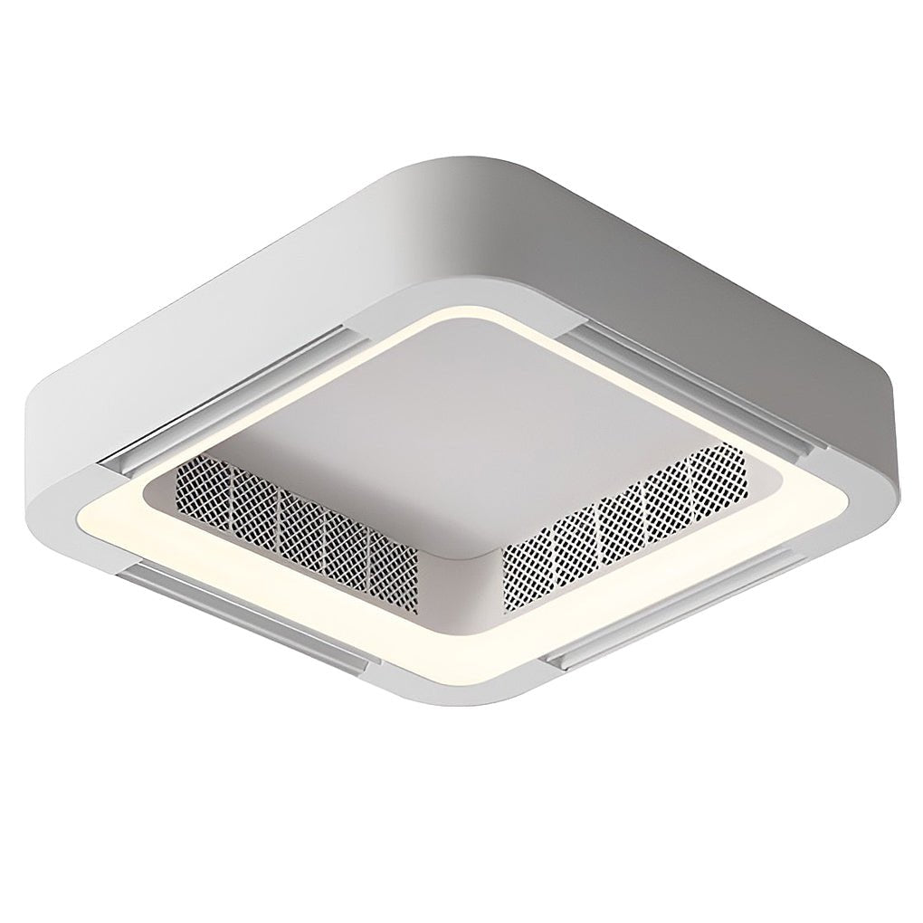 Modern Bladeless Ceiling Fans Lights Inverter Ceiling Fan with Chandelier LED - Dazuma