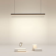 Modern Linear Farmhouse Black Chandelier