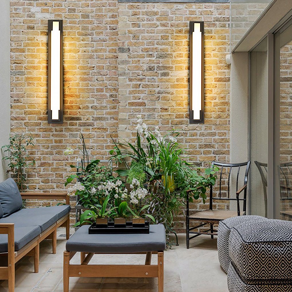 Modern Minimalist Exquisite Outdoor Waterproof LED Decorative Courtyard Wall Lamp - Dazuma