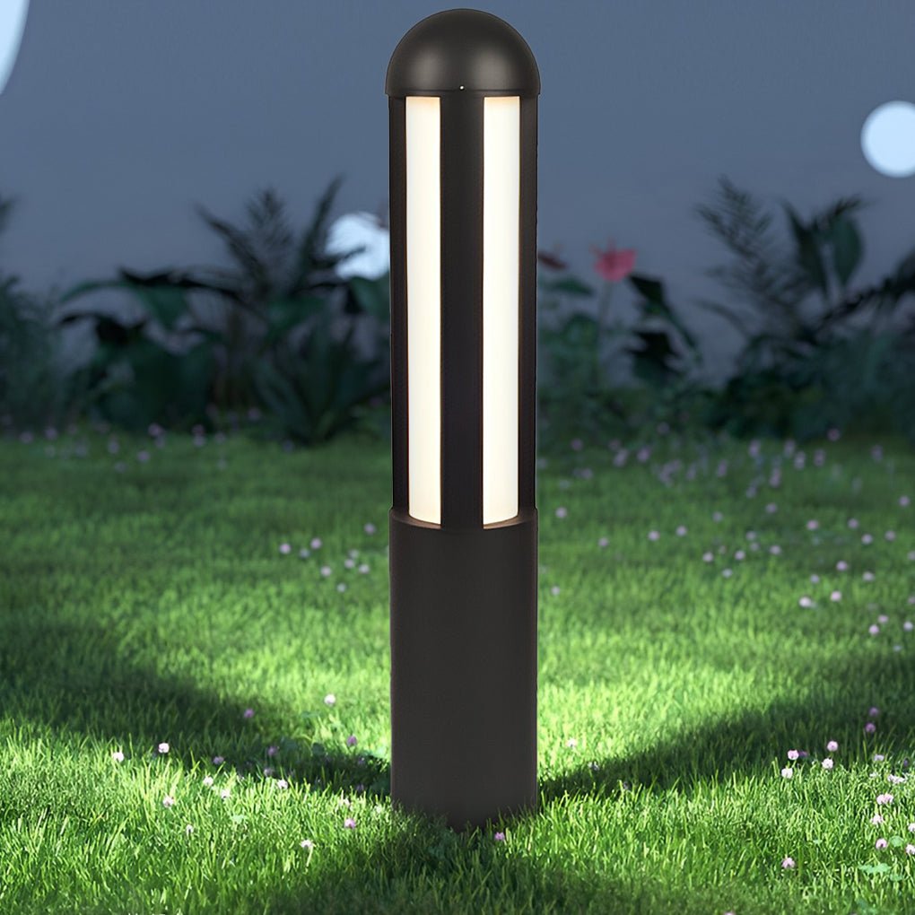 Modern Minimalist LED Outdoor Cylindrical Bollard Pathway Lights