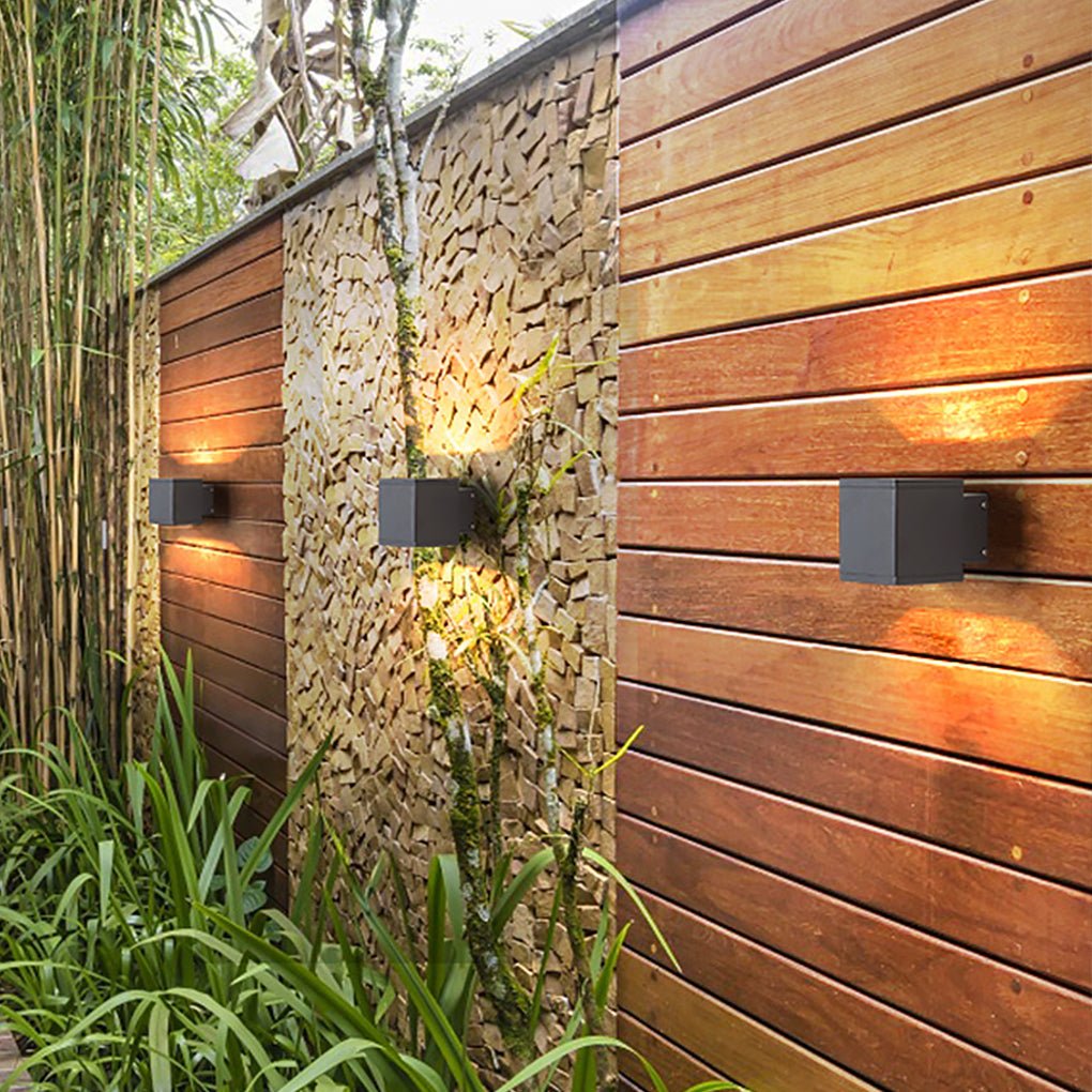 Modern Minimalist Outdoor LED Waterproof Exterior Wall Light for Courtyard Fence - Dazuma