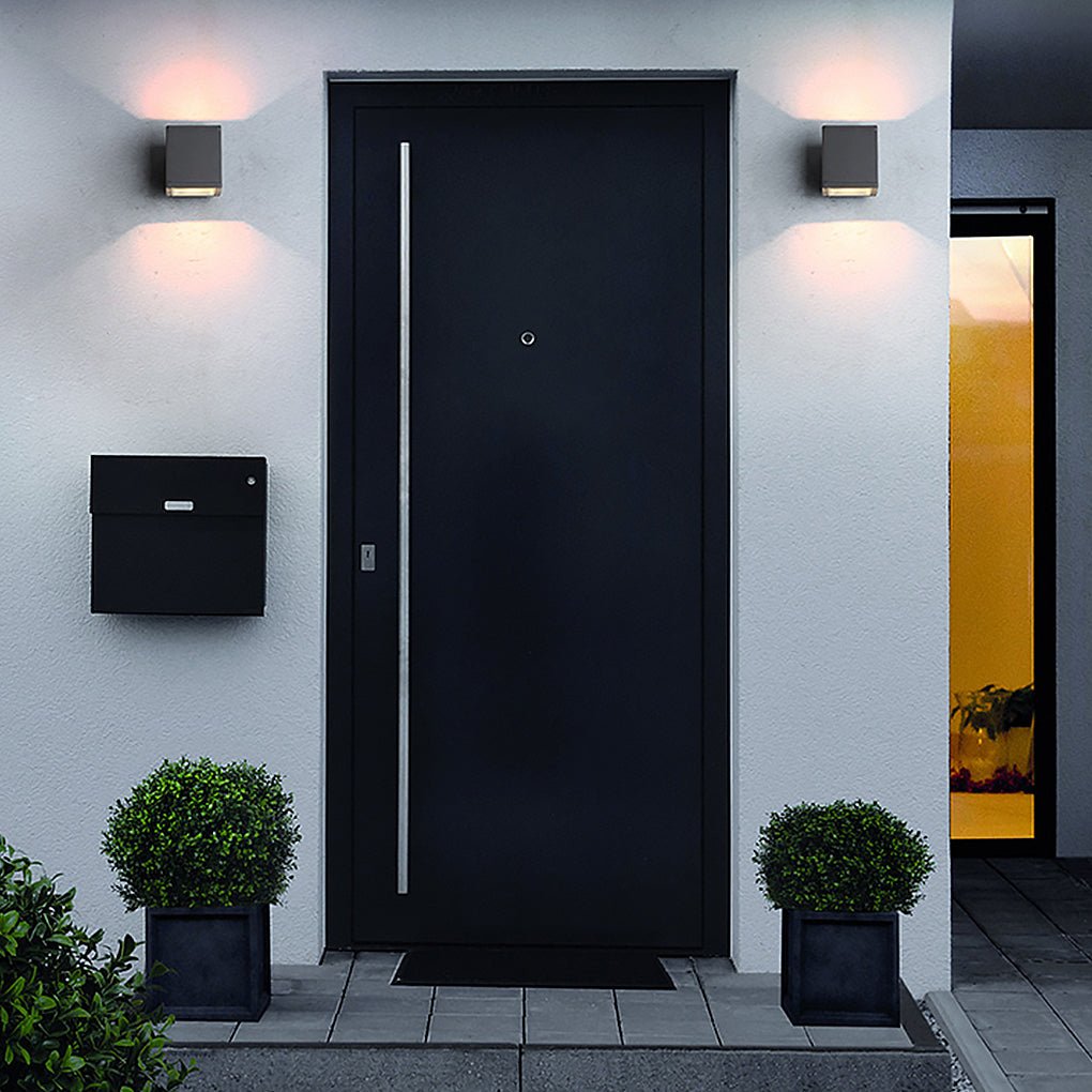 Modern Minimalist Outdoor LED Waterproof Exterior Wall Light for Courtyard Fence - Dazuma