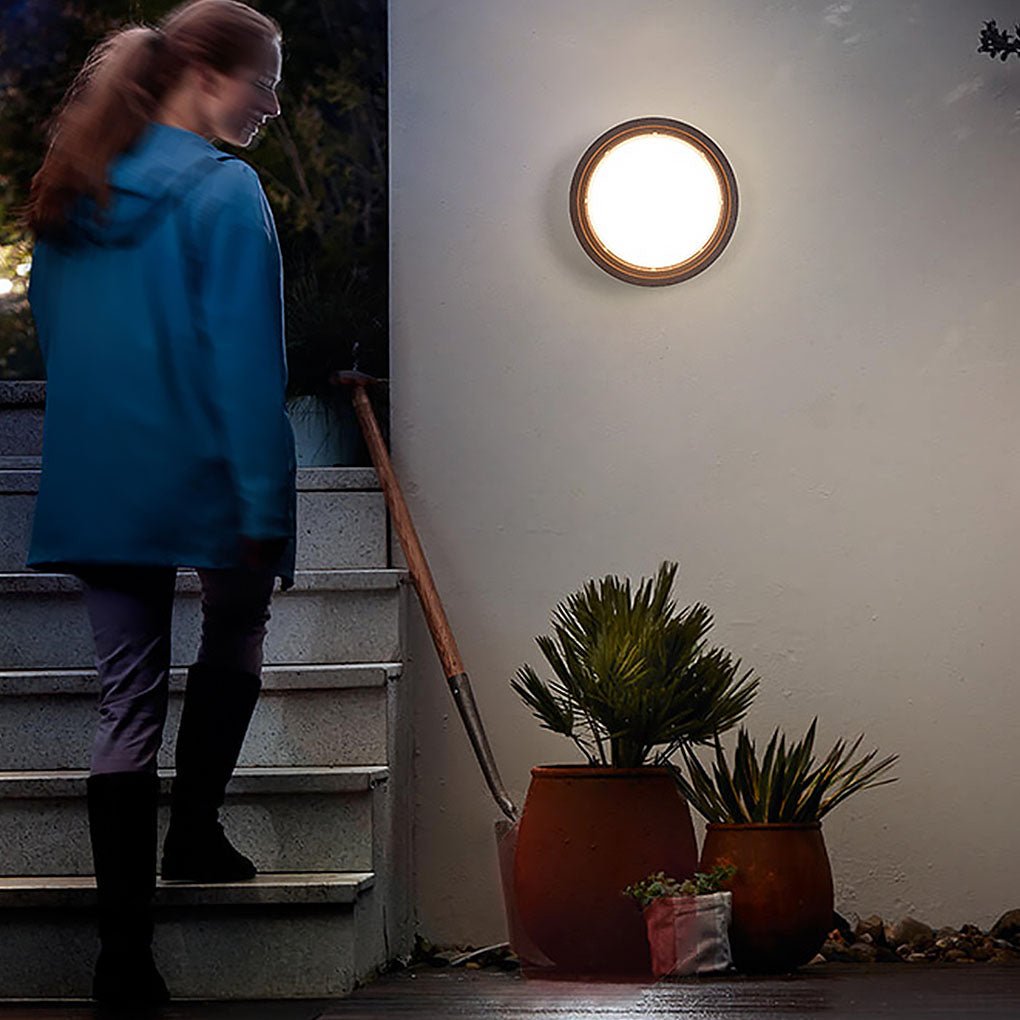 Modern Minimalist Outdoor Led Waterproof Wall Light for Patio Balcony Aisle - Dazuma