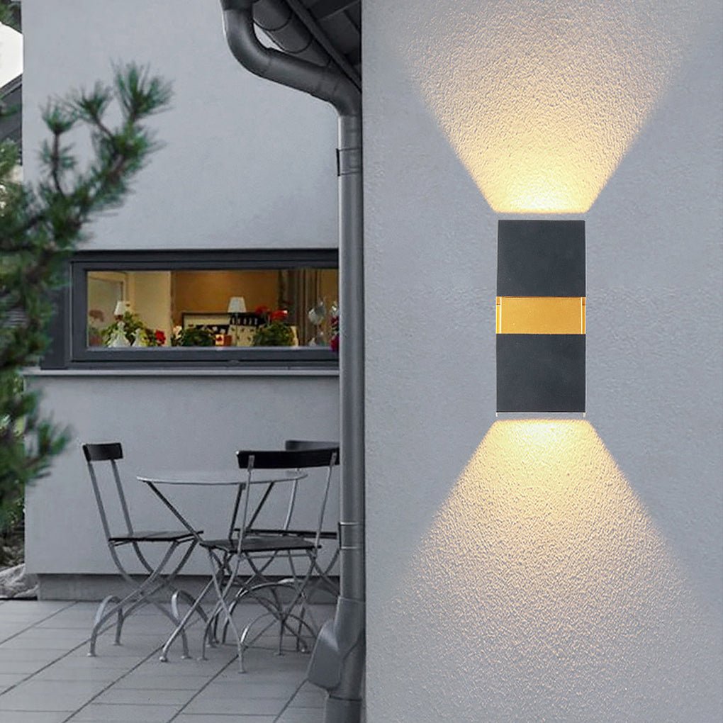 Modern Minimalist Outdoor LED Waterproof Wall Light for Villa Balcony Aisle Lighting - Dazuma