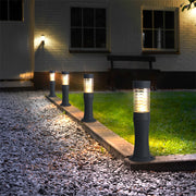 Modern Minimalist Aluminum Acrylic Outdoor Bollard Lights