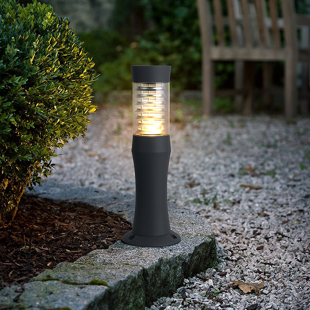 Modern Minimalist Aluminum Acrylic Outdoor Bollard Lights