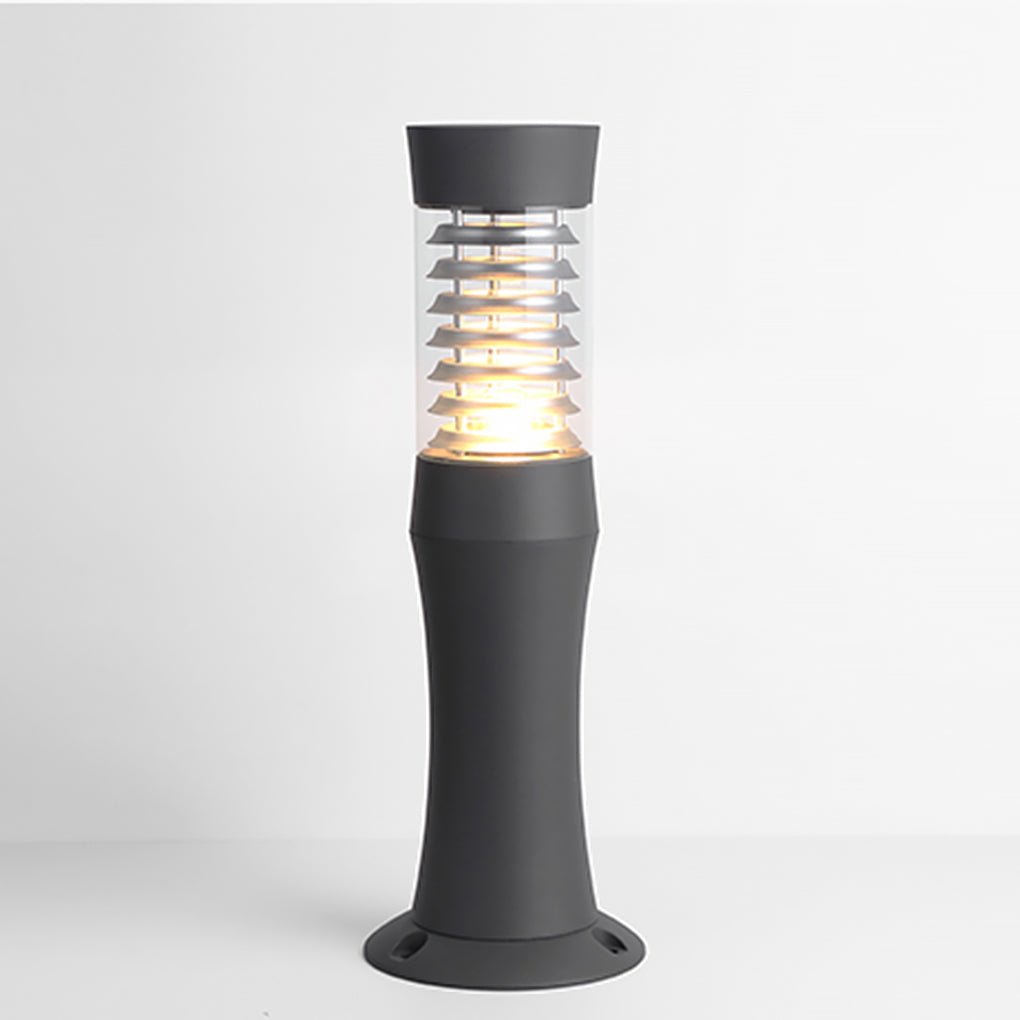 Modern Minimalist Aluminum Acrylic Outdoor Bollard Lights