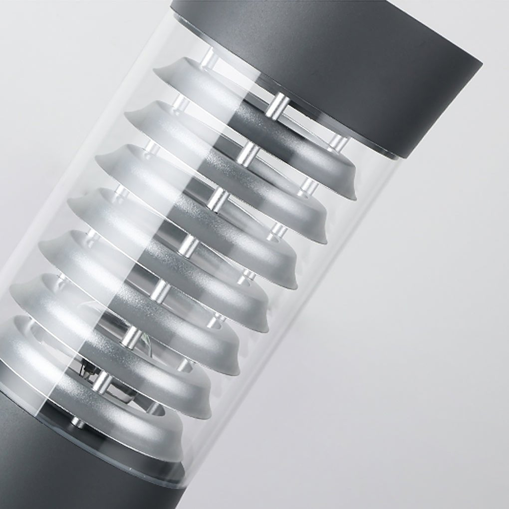 Modern Minimalist Aluminum Acrylic Outdoor Bollard Lights