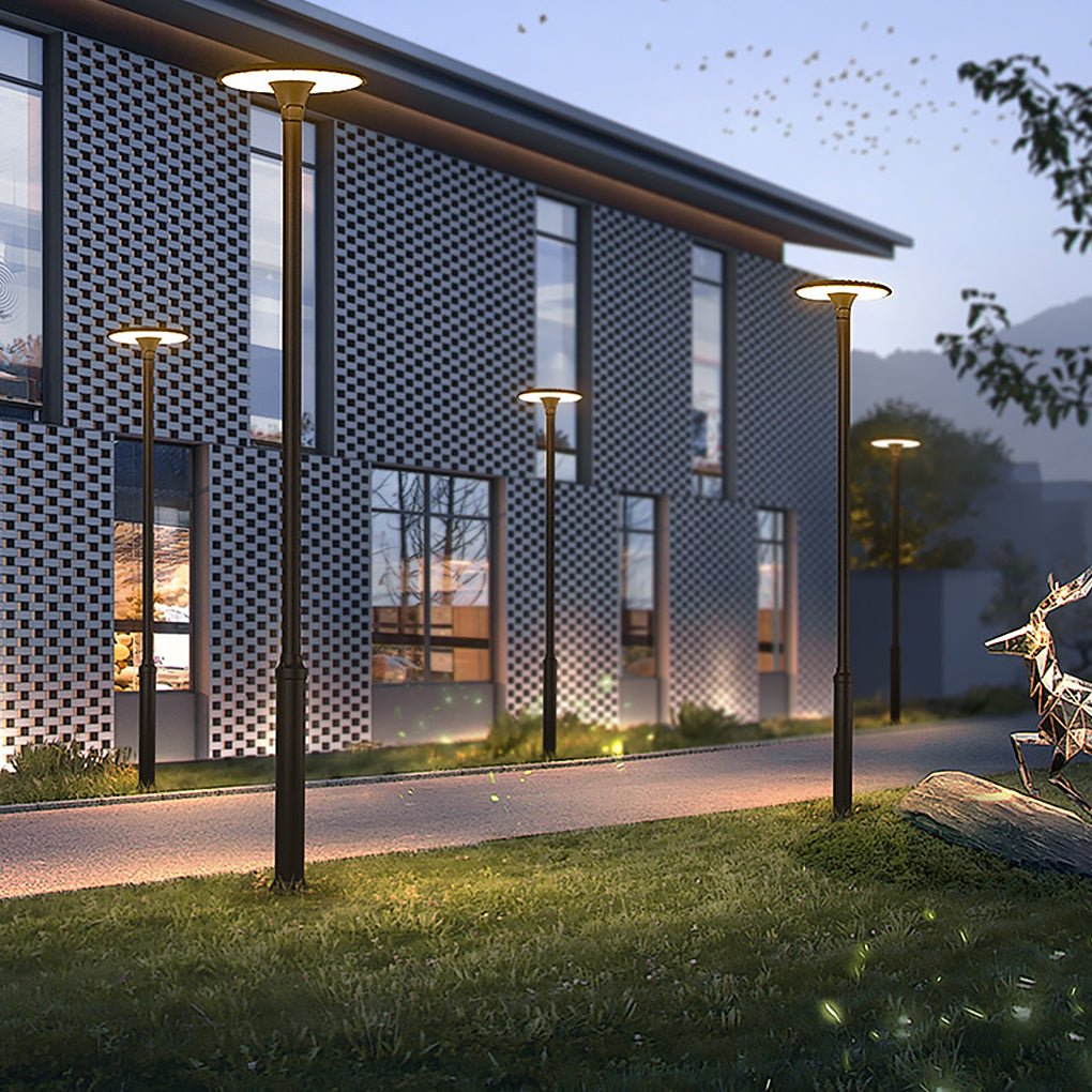 Modern Minimalist Outdoor Waterproof LED Landscape Post Light for Courtyard Lawn - Dazuma