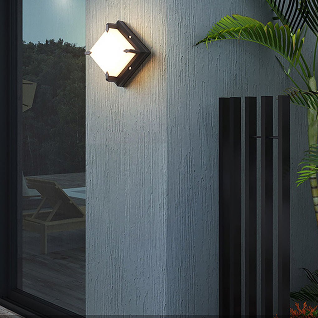 Modern Minimalist Outdoor Waterproof LED Wall Light for Patio Balcony Garden - Dazuma