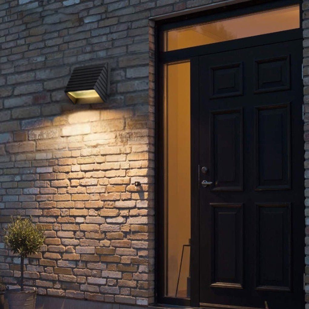 Modern Minimalist Outdoor Waterproof LED Wall Light for Villa Garden Balcony Stairs - Dazuma