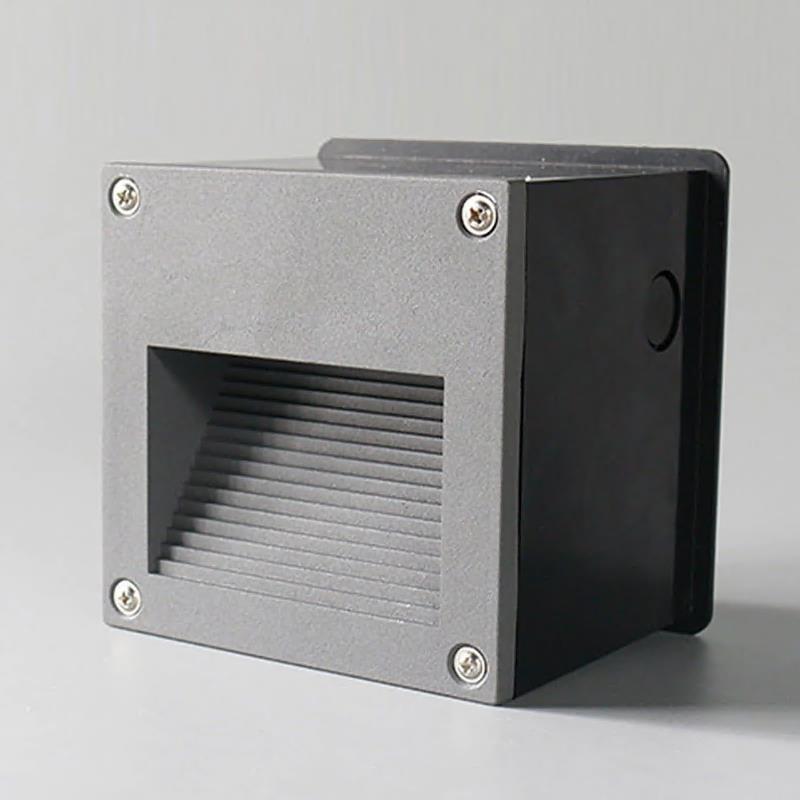 Modern Minimalist Waterproof Embedded Step Lights Wall Decorative Lamp for Outdoor Stairway