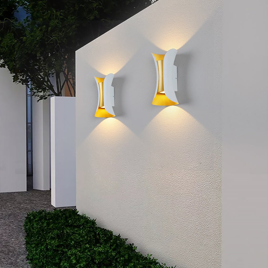 Modern Minimalist Waterproof LED Two-way Lighting Wall Light for Bedside Aisle - Dazuma