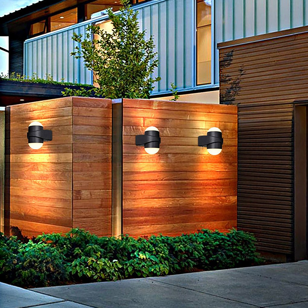 Modern Minimalist Waterproof Outdoor Exterior Wall Lamp for Villa Courtyard Balcony - Dazuma