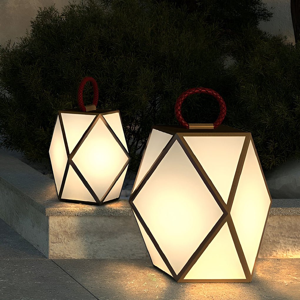 Modern Outdoor Post Lights Pillar Light Portable Post Lantern Garden Lights Outside Lights - Dazuma