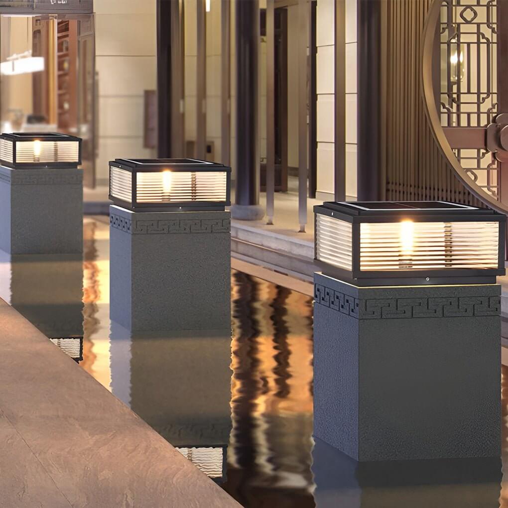 Column Mount Lighting Square Column Mount Light Column Post Lights New Arrivals