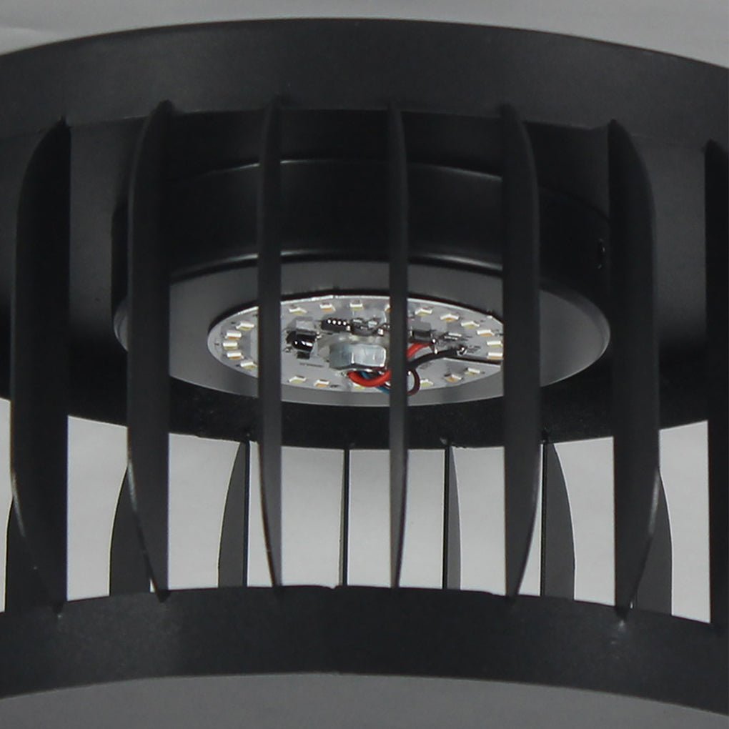 Modern Outdoor Waterproof Solar Three - color Dimming LED Garden Lamp Post Light