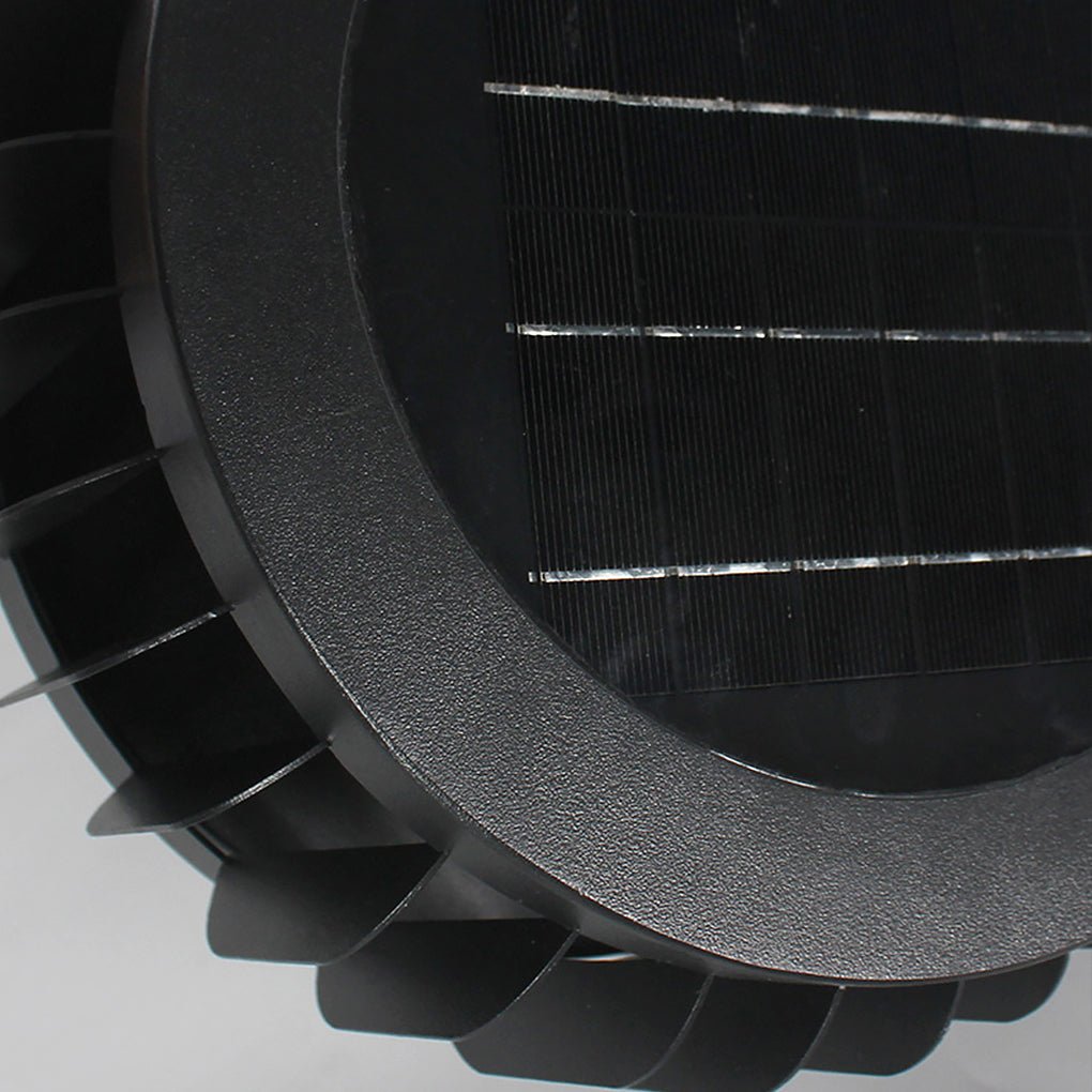 Modern Outdoor Waterproof Solar Three - color Dimming LED Garden Lamp Post Light