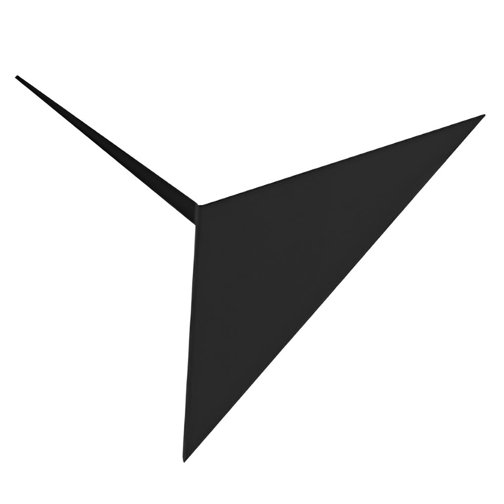 Modern triangle wall sconce with multiple units arranged for modern interior lighting.