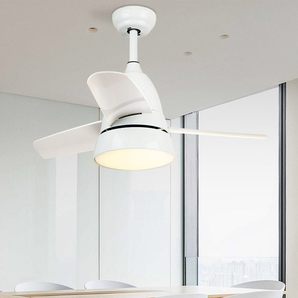 Modern Upgrade 3 - color Adjustable Light Ceiling Fan Ultra Silent for Kids Room