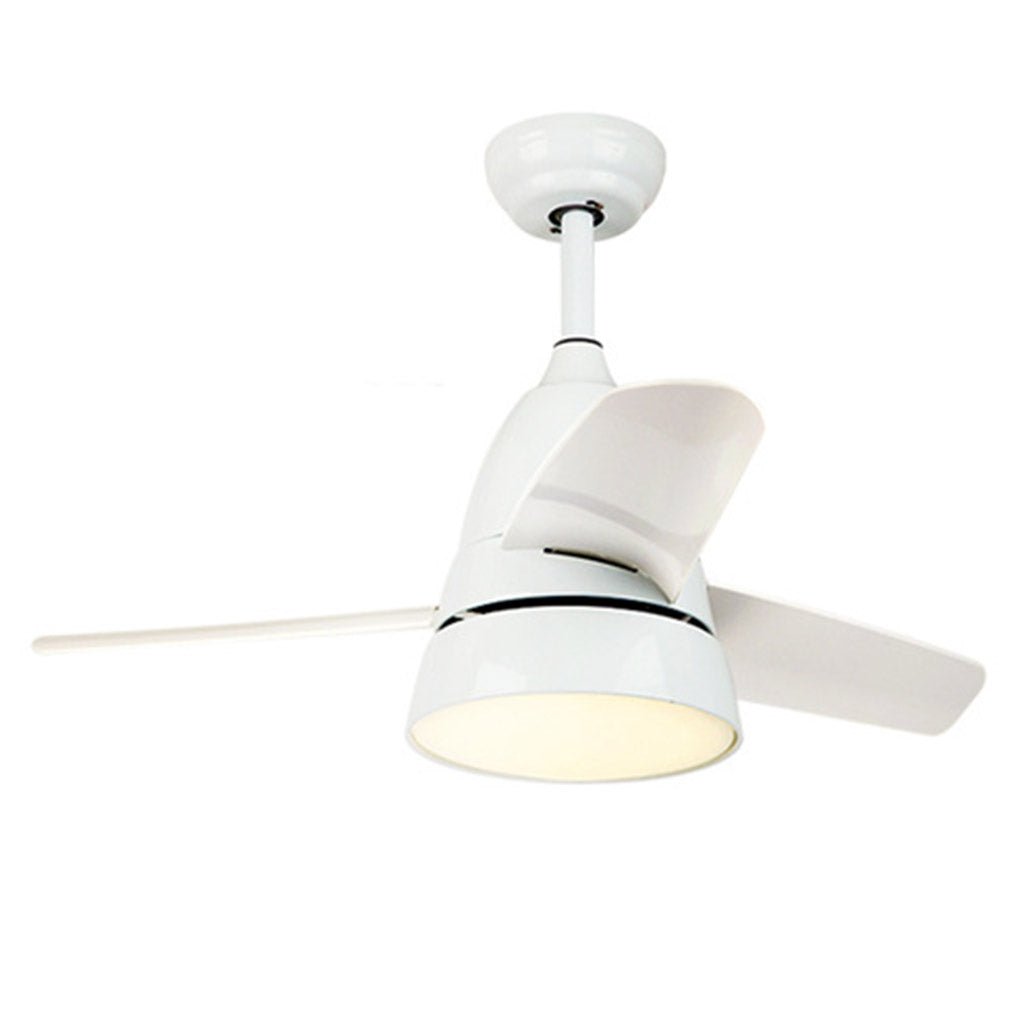 Modern Upgrade 3-color Adjustable Light Ceiling Fan Ultra Silent for Kids Room - Dazuma