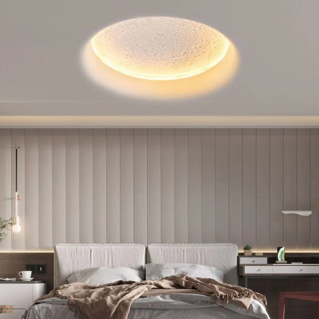 Moon-like Plaster LED Embedded Wall Light Anti-glare for Background Wall - Dazuma