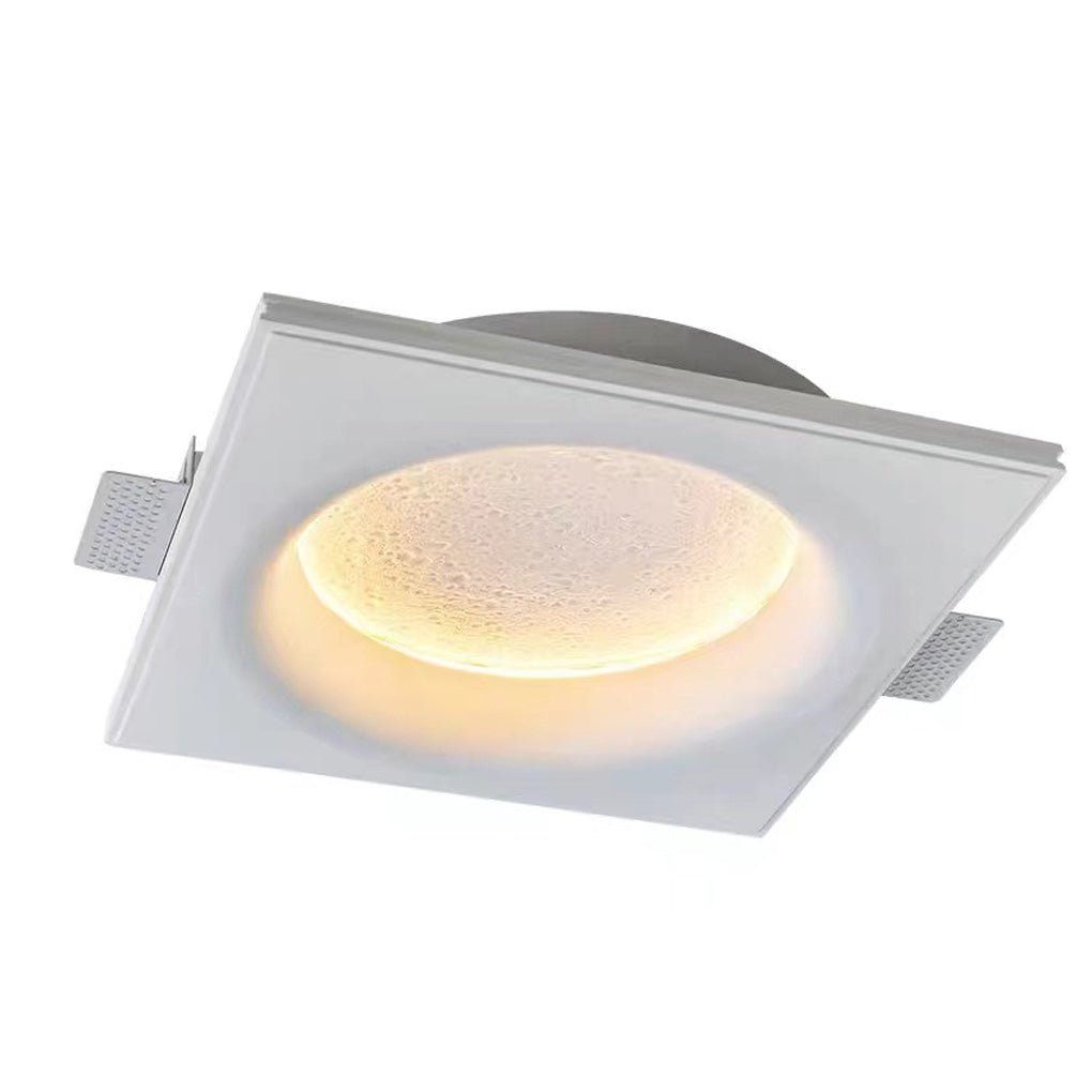 Moon - like Plaster LED Embedded Wall Light Anti - glare for Background Wall