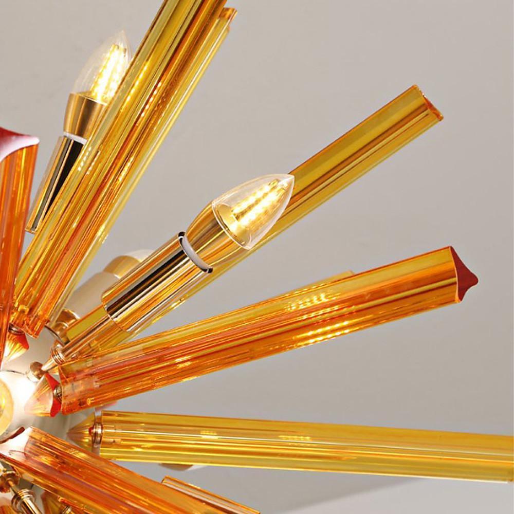 9 - light LED Metal Modern Pendant Lights Kitchen Island Lighting