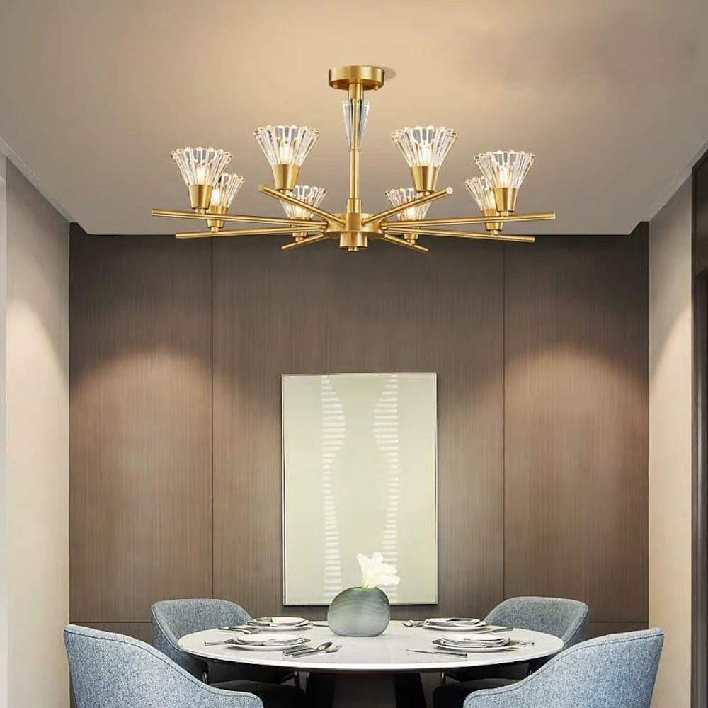 Scandinavian Style 6/8 - Light Copper Pendant Ceiling Light