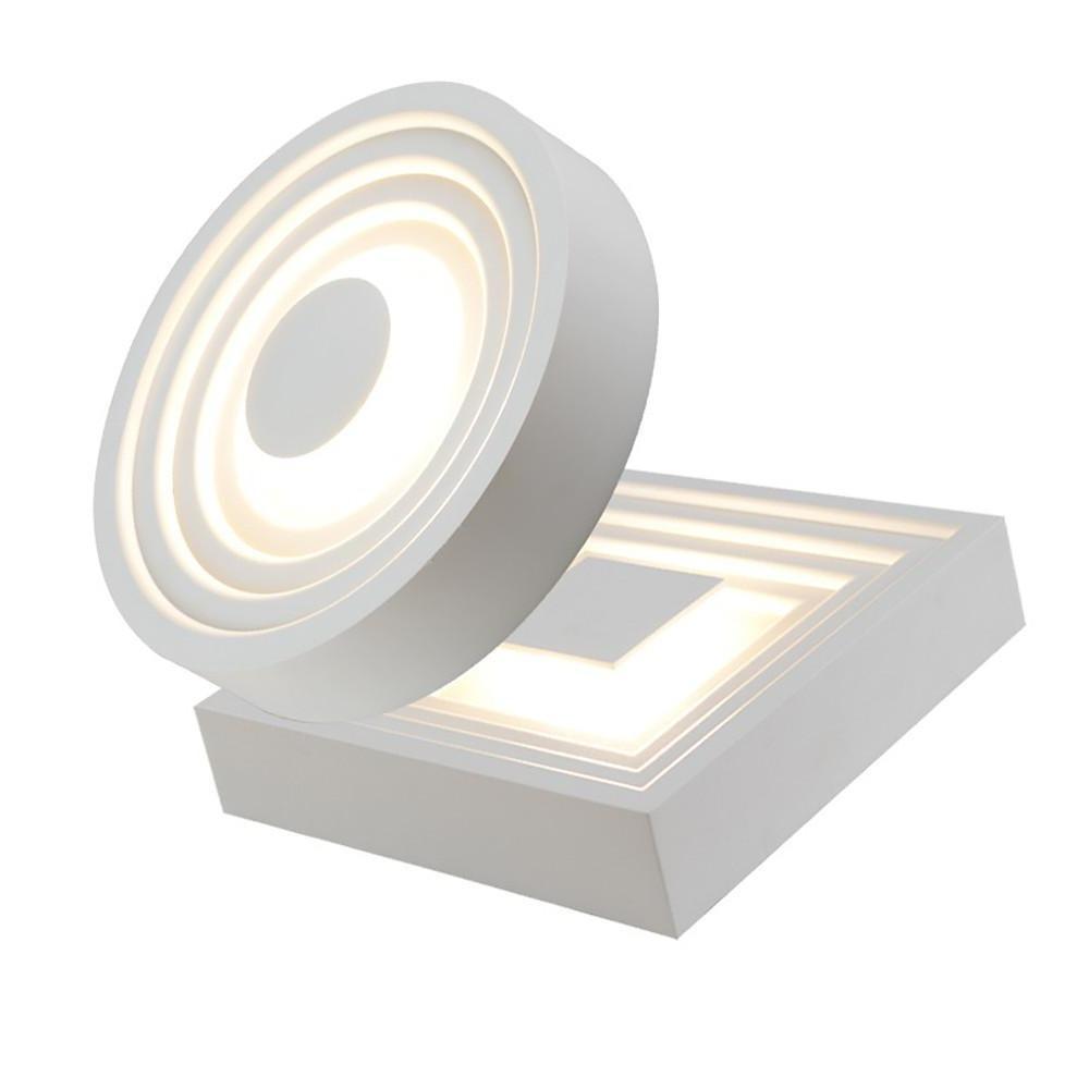 6'' LED 1-Light Geometric Shapes Flush Mount Lights Modern LED Aluminum Acrylic Flush Mounts Semi Flush Mounts