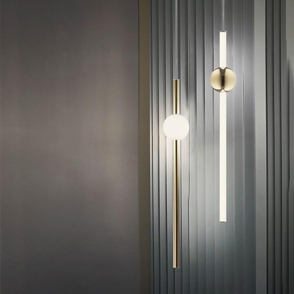 23'' LED 1-Light Single Design Chandelier Modern Artistic Metal Glass Novelty Sputnik Island Lights