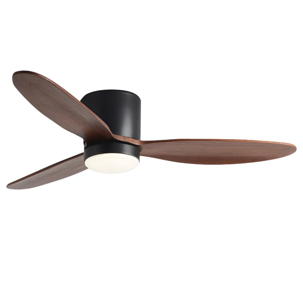 Experience silent comfort with natural wood ceiling fan with light LED, perfect for living rooms, bedrooms, and offices.