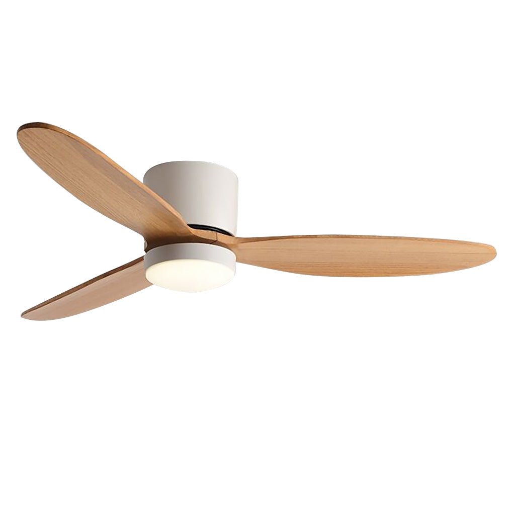 Bring elegance to your space with natural wood ceiling fan with light LED, combining natural materials with silent airflow.