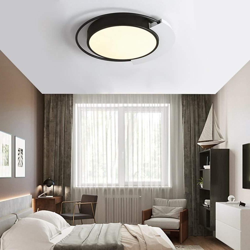 18'' LED 1-Light LED New Design Flush Mount Lights Modern LED Aluminum PVC Geometrical Dimmable Ceiling Lights