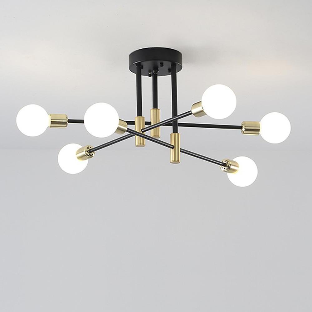 6 - light LED Sputnik Design Nordic Flush Mount Lighting Chandelier