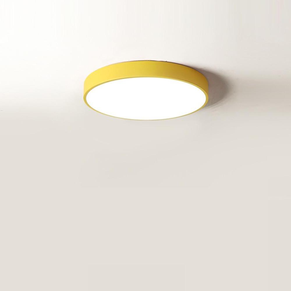16'' LED 1-Light Flush Mount Lights Modern Contemporary Metal Plastic Dimmable Ceiling Lights-dazuma