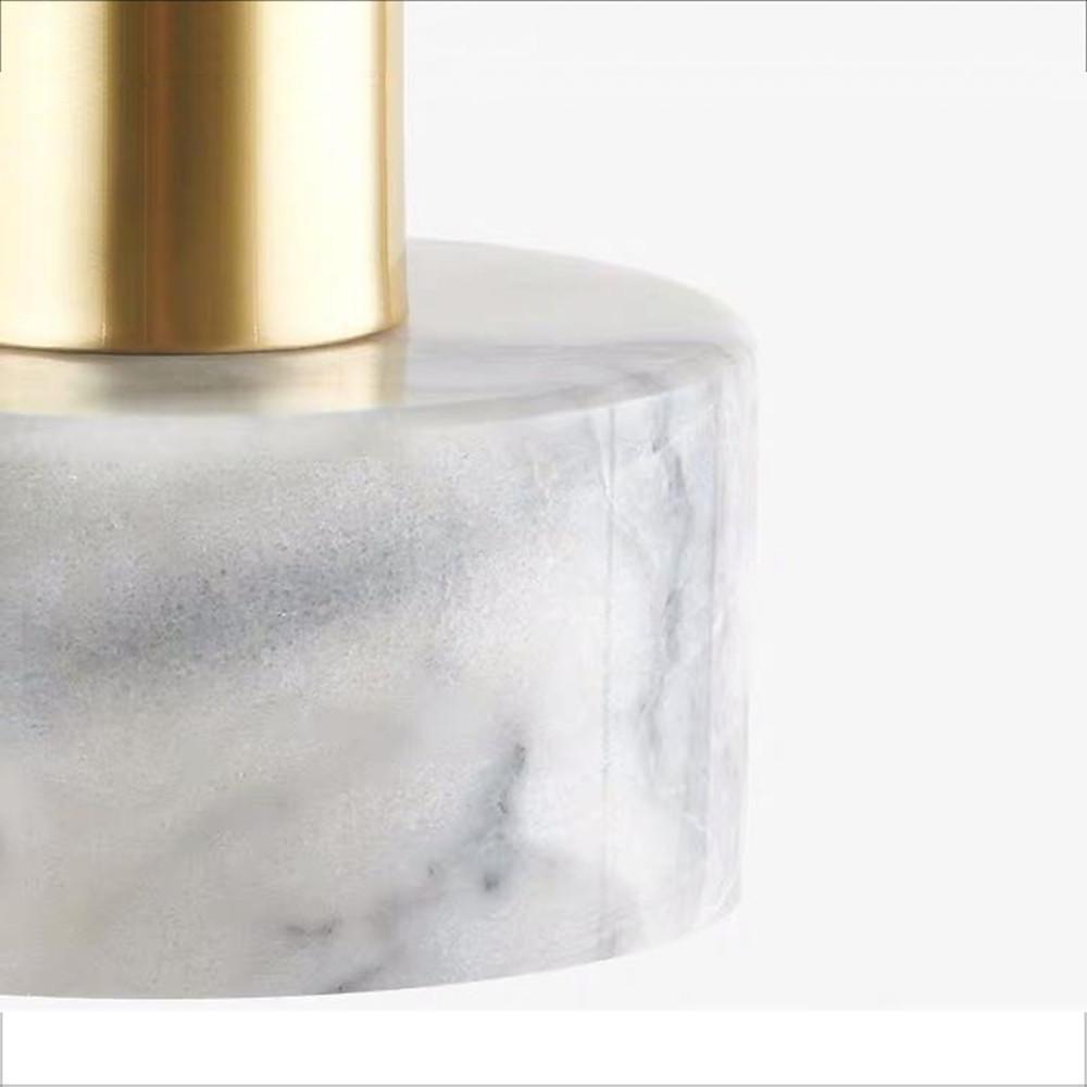 6'' Incandescent 1-Light Single Design Pendant Light Nordic Style Nature Inspired Ceramic Marble Metal Pendant Lights