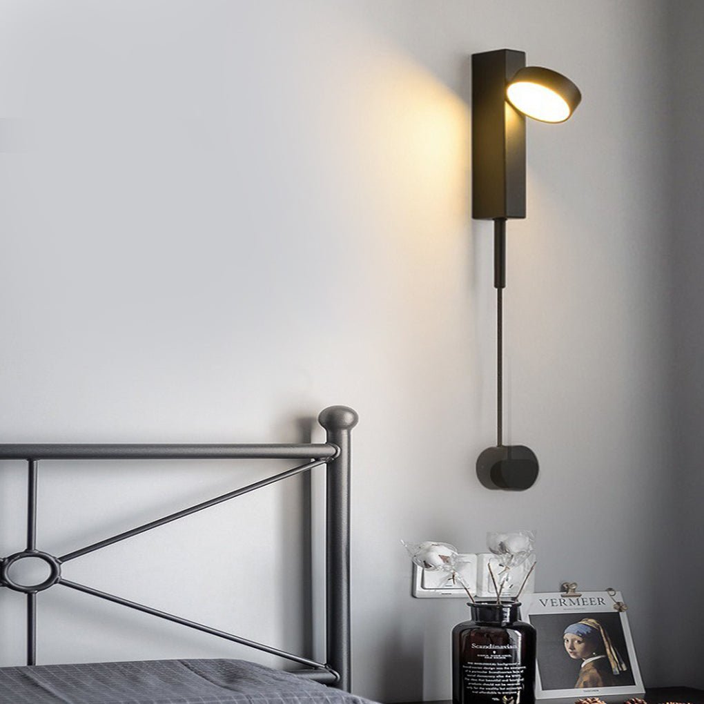 Nordic 180° Rotatable Adjustable LED Rotary Switch Wall Lamp for Bedside Aisle - Dazuma