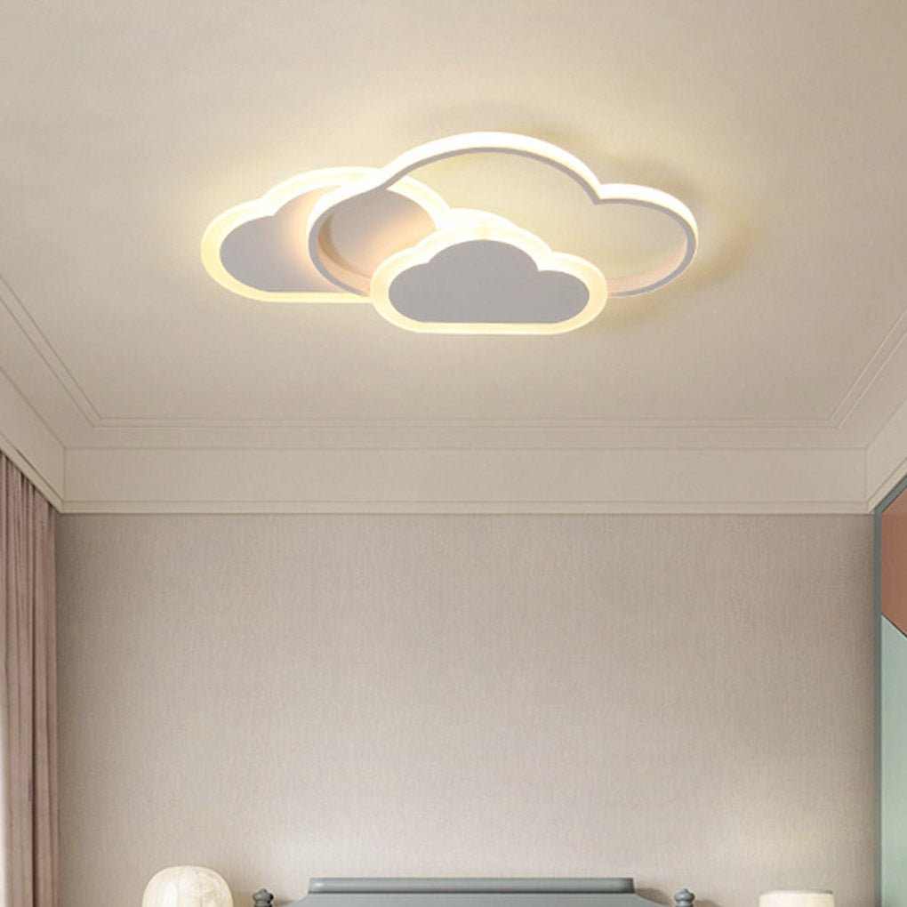 Nordic Creative Arc Design Cloud Shape Energy-saving LED Ceiling Lamps - Dazuma