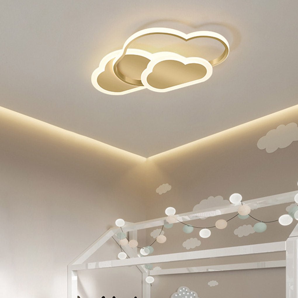 Nordic Creative Arc Design Cloud Shape Energy-saving LED Ceiling Lamps - Dazuma