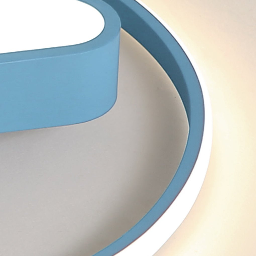 Nordic Creative Five - pointed Star Design Three Color Dimming LED Ceiling Lamp