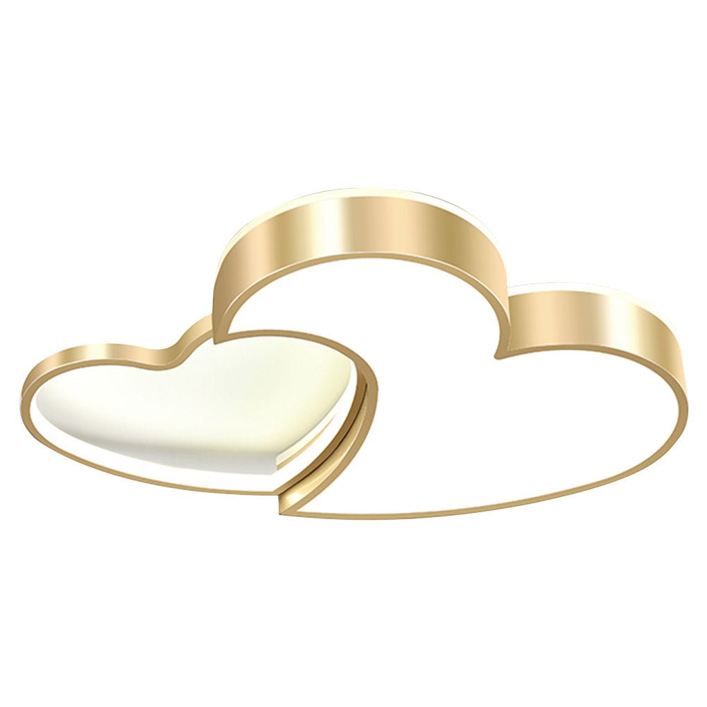 Nordic Creative Heart - shaped High Light Transmittance LED Dimmable Ceiling Lamps