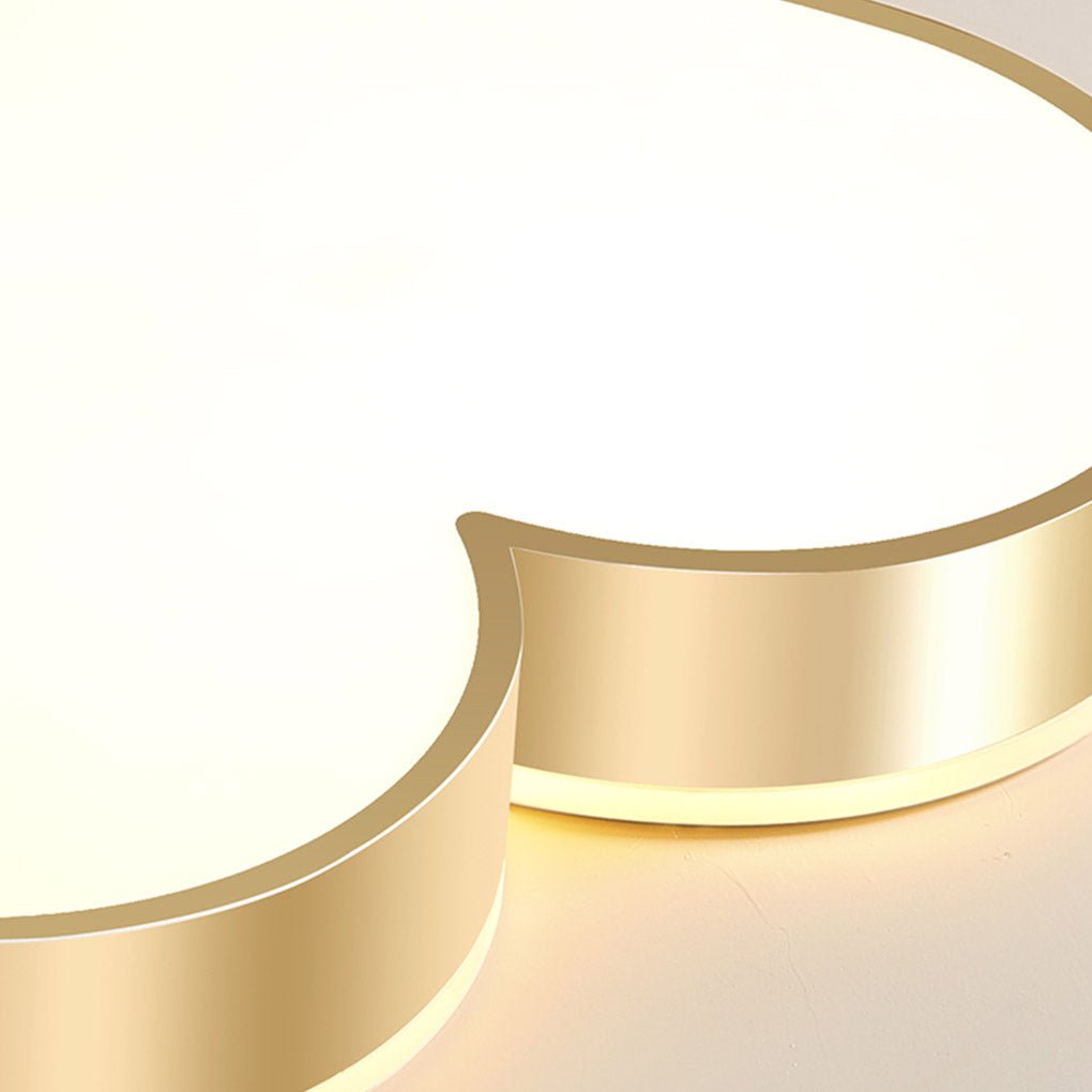 Nordic Creative Heart - shaped High Light Transmittance LED Dimmable Ceiling Lamps