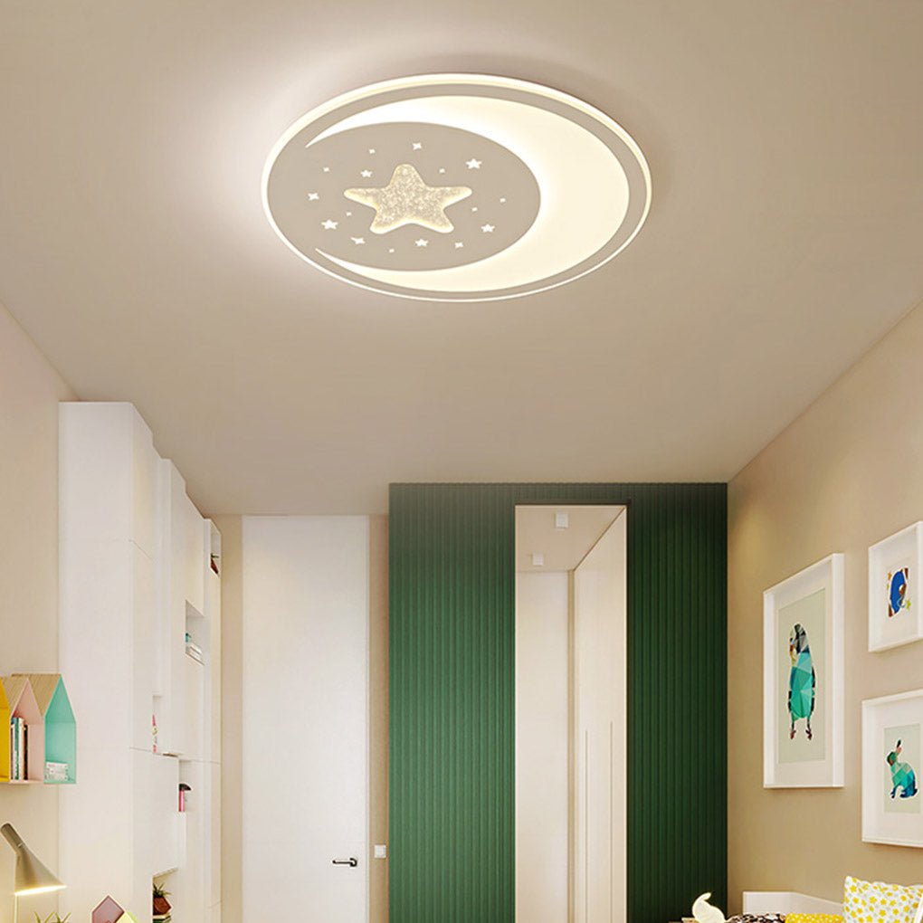 Nordic Creative LED Ultra Thin 3 - color Adjustable Ceiling Light with Remote Control