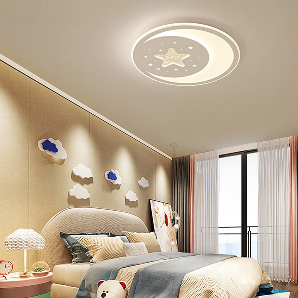 Nordic Creative LED Ultra Thin 3 - color Adjustable Ceiling Light with Remote Control