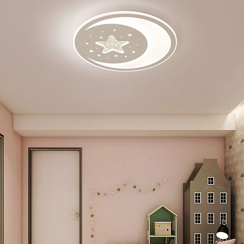 Nordic Creative LED Ultra Thin 3 - color Adjustable Ceiling Light with Remote Control