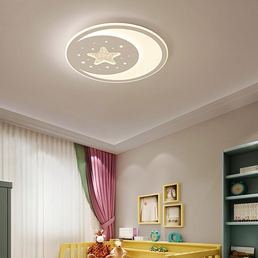 Nordic Creative LED Ultra Thin 3 - color Adjustable Ceiling Light with Remote Control