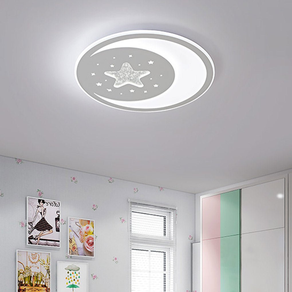 Nordic Creative LED Ultra Thin 3 - color Adjustable Ceiling Light with Remote Control