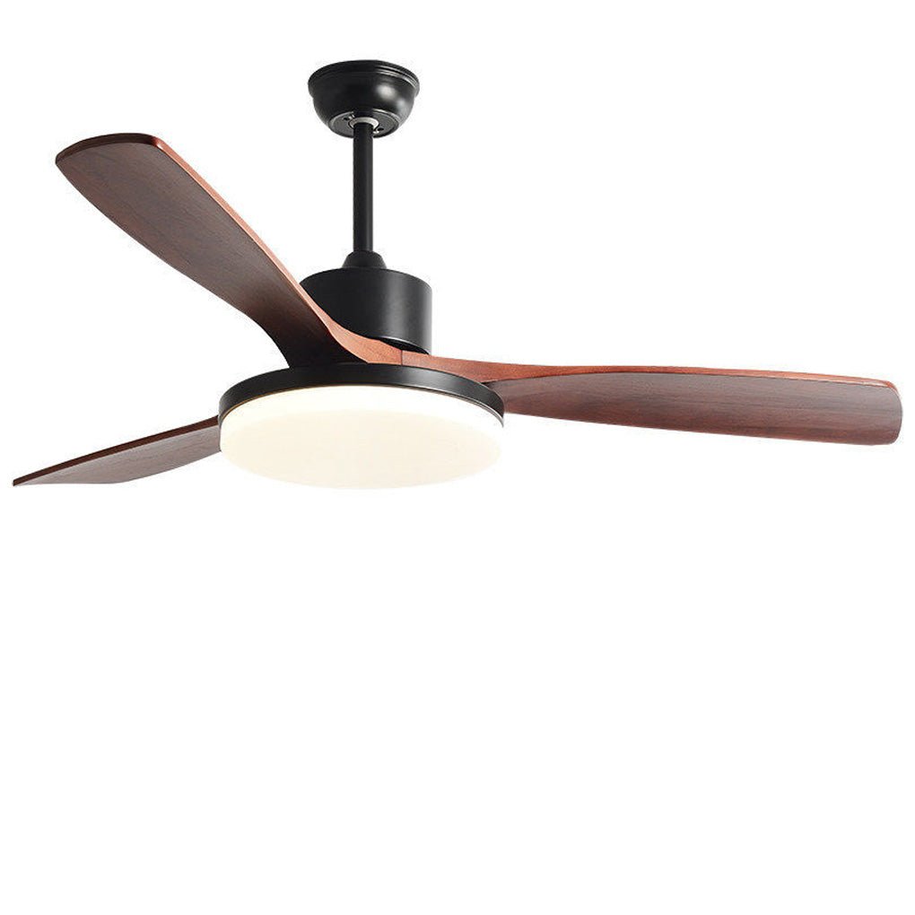 Nordic Frequency Conversion Dimmable LED Ceiling Fan Lamp with Remote Control - Dazuma