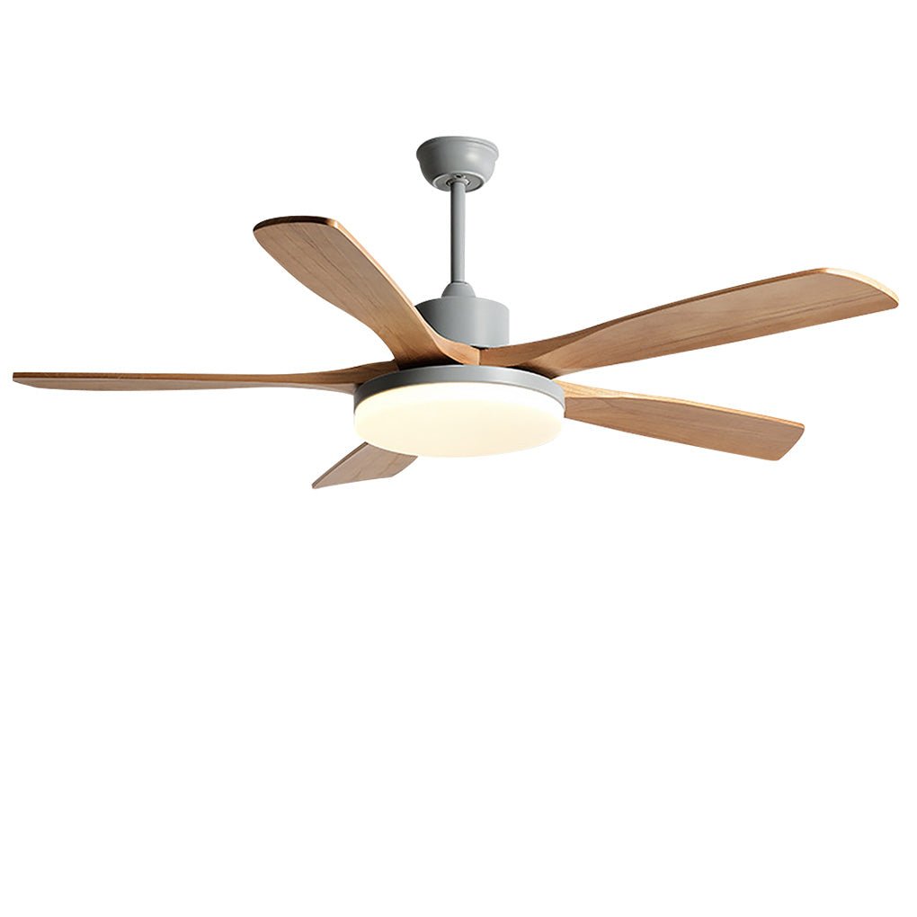 Nordic Frequency Conversion Dimmable LED Ceiling Fan Lamp with Remote Control - Dazuma